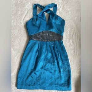 Badgley Mischka  Blue Cocktail Dress size 0
